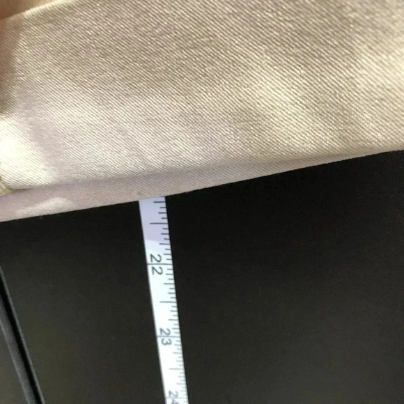 DKNY Mid Thigh, Roll Cuff,5 pocket,belt loop,zip fly, stretch, Chichino Tan - Picture 7 of 8